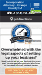 Mobile Screenshot of incorporationattorney.com